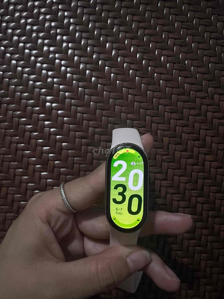 Xiaomi Mi Band 10 Hồng nhạt Đã qua sử dụng. Mua bán Thiết bị đeo thông minh tại Huyện Thạch Thất Hà Nội được đăng bởi Thuỳ Anh đồ hiệu  hình 1
