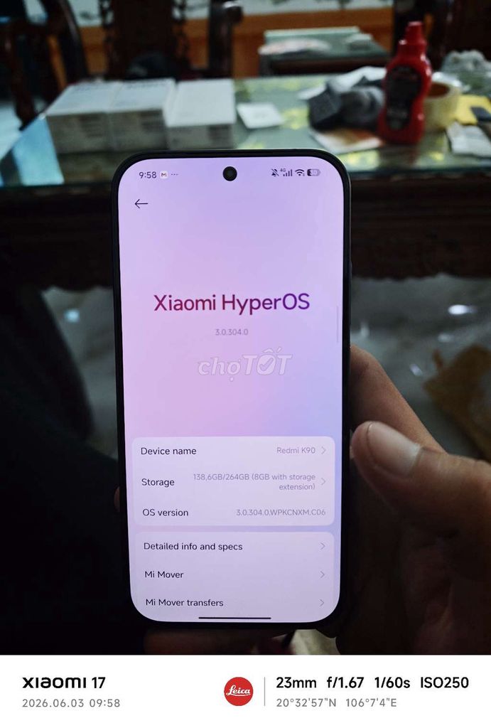 Xiaomi Redmi K90 256GB Đen 99%. Mua bán Điện thoại tại Huyện Lý Nhân Hà Nam được đăng bởi Nam Nam hình 1