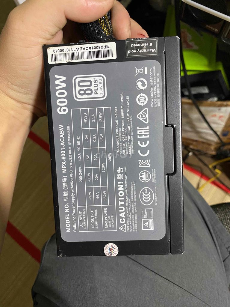 nguồn 600w zin ok