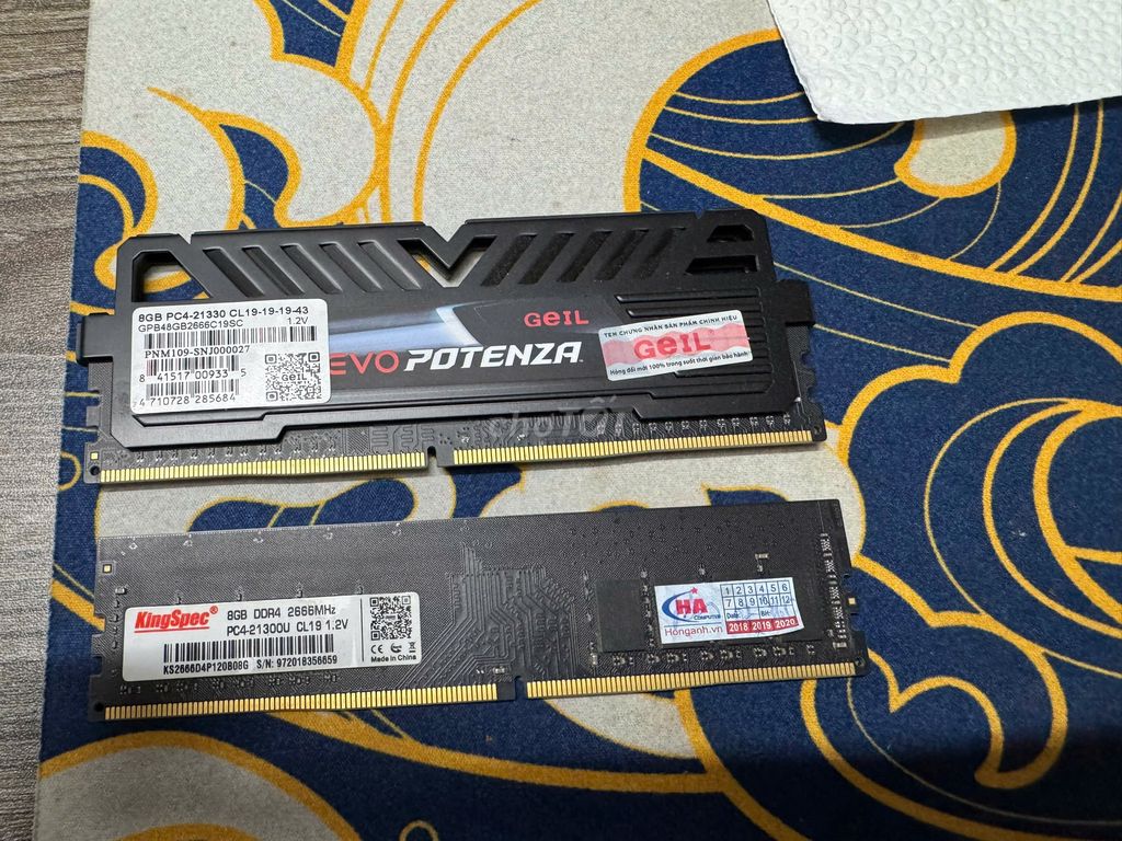 Cặp ram DDR4 8GBx2