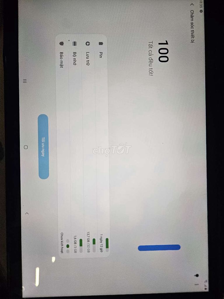 Samsung Galaxy Tab A (2018, 10.5) 3GB/32GB Đen. Mua bán Máy tính bảng tại Quận Nam Từ Liêm Hà Nội được đăng bởi Key J hình 1