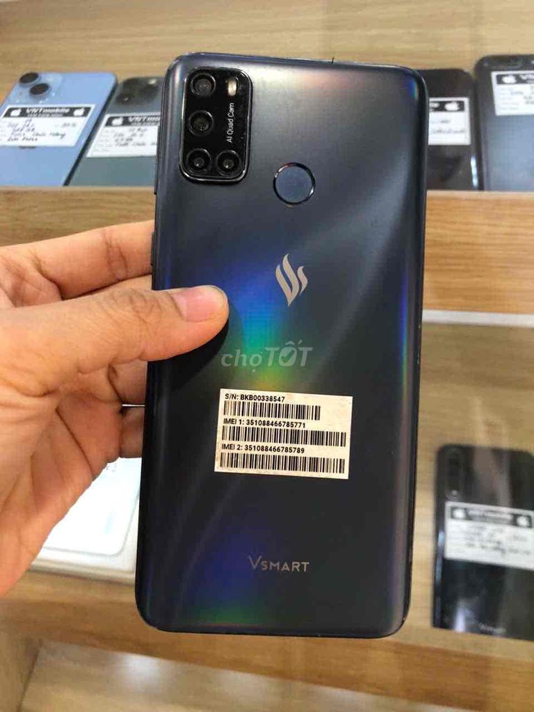 Vsmart Joy 4 ram3/64Gb Zin Full giá rẻ. Mua bán Điện thoại tại Quận Tây Hồ Hà Nội được đăng bởi NTmobile shop di động hình 1