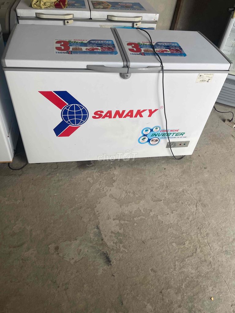 Tủ đông suốt Sanaky 400 lít Inverter xài ok. Mua bán Tủ lạnh tại Quận Tân Phú Tp Hồ Chí Minh được đăng bởi Điện lạnh ngon hình 1