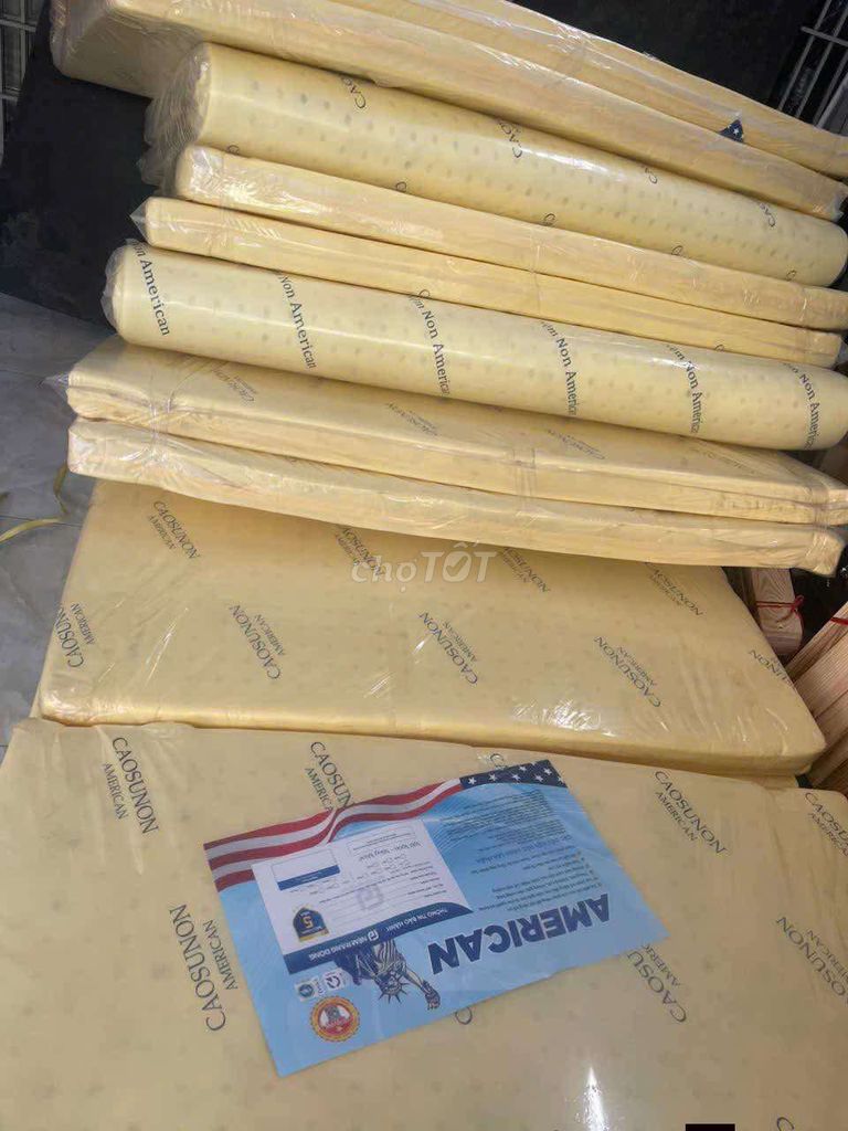 NỆM CAO SU NON AMERICAN . Mua bán Giường, chăn ga gối nệm tại Quận 3 Tp Hồ Chí Minh được đăng bởi Tủ nhựa đài loan hoàng quân hình 1