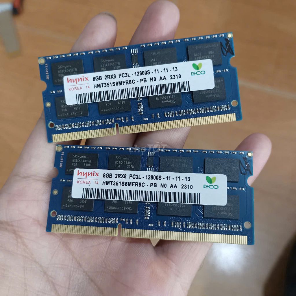 Ram Laptop DDR3 8Gb Buss 1600 PC3L Chỉ 130K (SL)