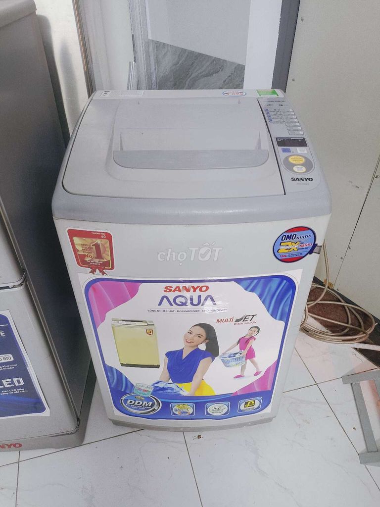 Máy giặt Sanyo 8kg giặt vắt êm nguyên zin . Mua bán Máy giặt tại Quận Gò Vấp Tp Hồ Chí Minh được đăng bởi Lê Cường  hình 1