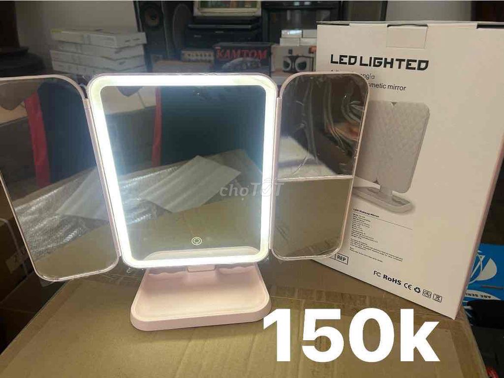 Gương trang điểm đèn LED 3 màu.. Mua bán Nội thất, đồ gia dụng khác tại Thành phố Thủ Đức Tp Hồ Chí Minh được đăng bởi Lee hình 1
