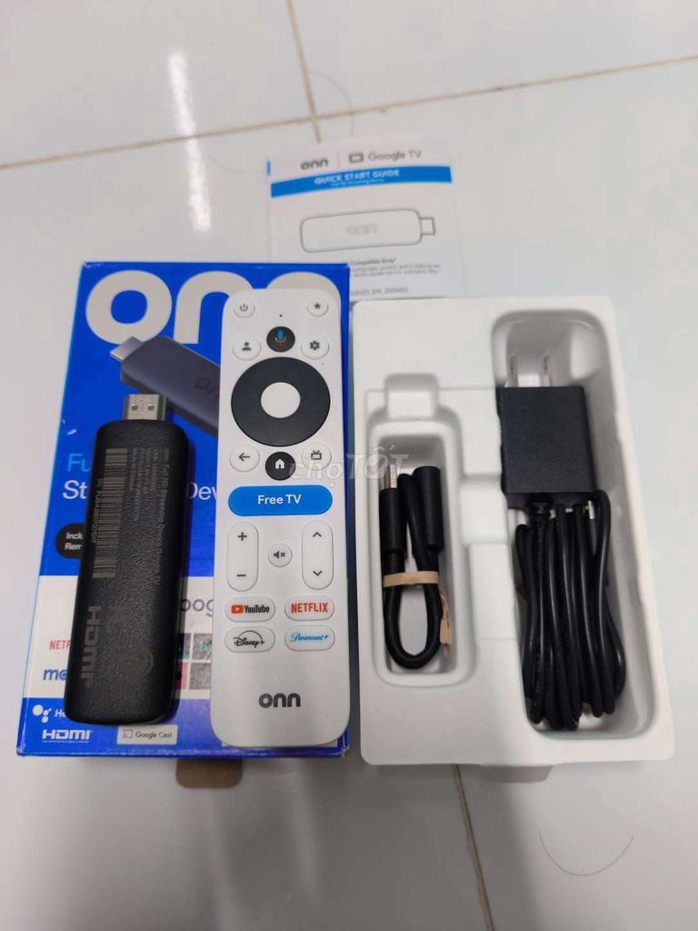 Onn Google TV Stick Điều khiển giọng nói Đen. Mua bán Tivi, Âm thanh tại Quận Ninh Kiều Cần Thơ được đăng bởi Ryo Ryo hình 1