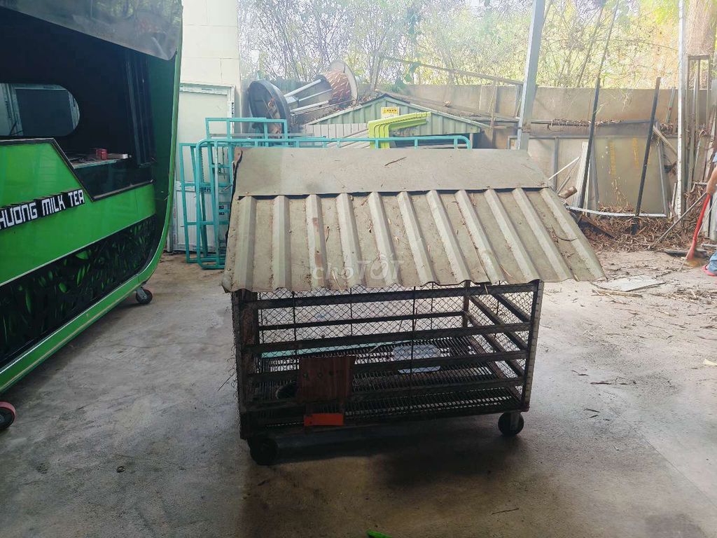 Chuồng chó sắt 80x120. Mua bán Phụ kiện, Thức ăn, Dịch vụ tại Huyện Phú Giáo Bình Dương được đăng bởi Phát hình 1