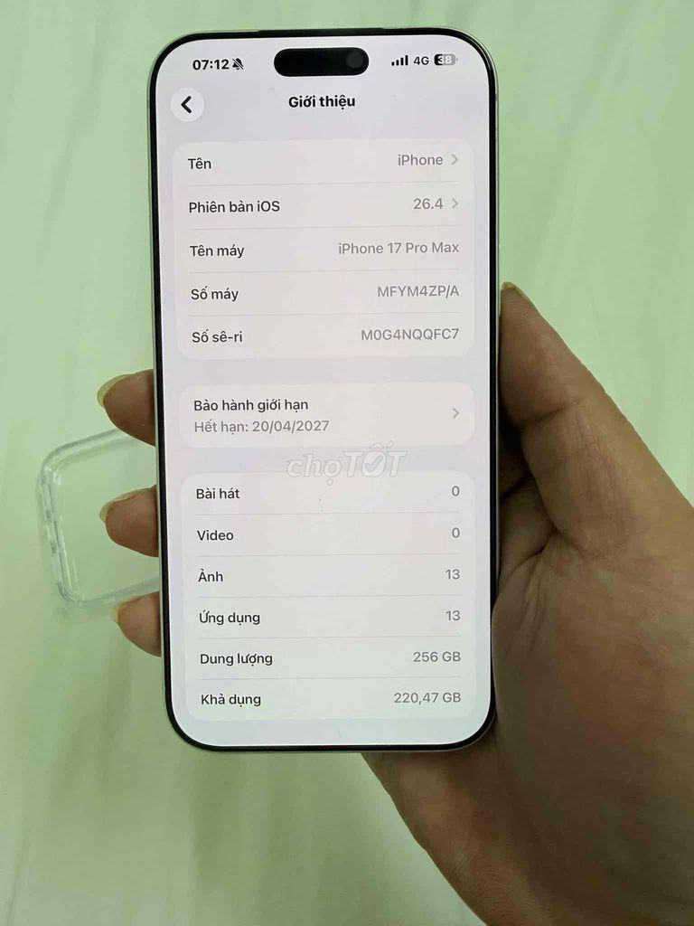 iPhone 17 Pro Max 256GB Bạc. Mua bán Điện thoại tại Thành phố Buôn Ma Thuột Đắk Lắk được đăng bởi lê duy hình 1