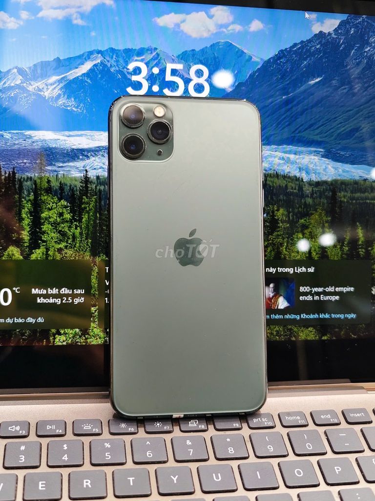 Iphone 11 pro max 64gb lock màu xanh 98%. Mua bán Điện thoại tại Quận Đống Đa Hà Nội được đăng bởi Hn Store hình 1