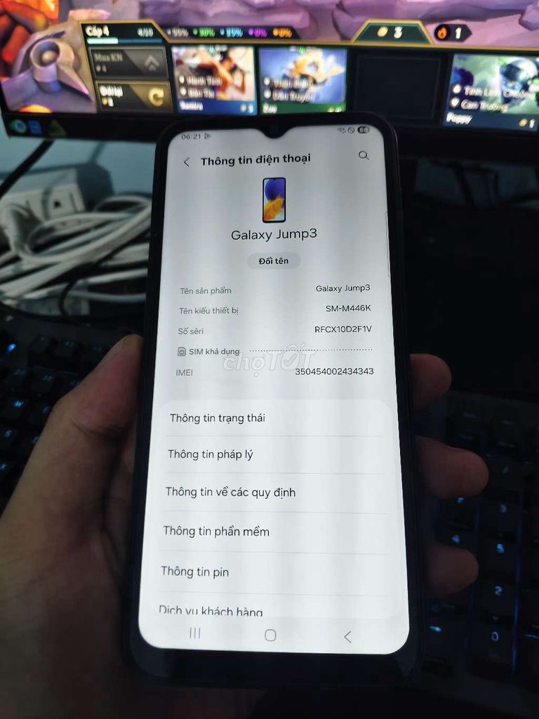 Samsung Jump 3 (samsung M44) 128GB Đen. Mua bán Điện thoại tại Quận 12 Tp Hồ Chí Minh được đăng bởi Quân hình 1