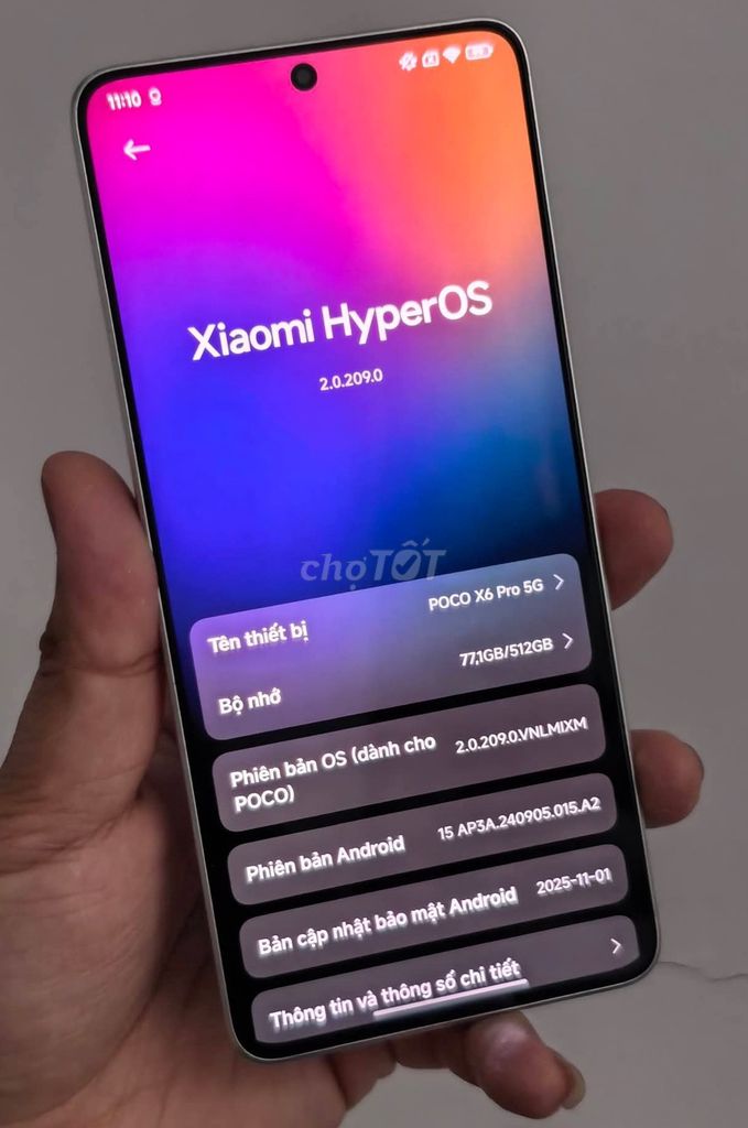 POCO X6 Pro 5G Ram 12G/512G Cấu hình khủng. Mua bán Điện thoại tại Quận Bình Thạnh Tp Hồ Chí Minh được đăng bởi Hải Triều hình 1