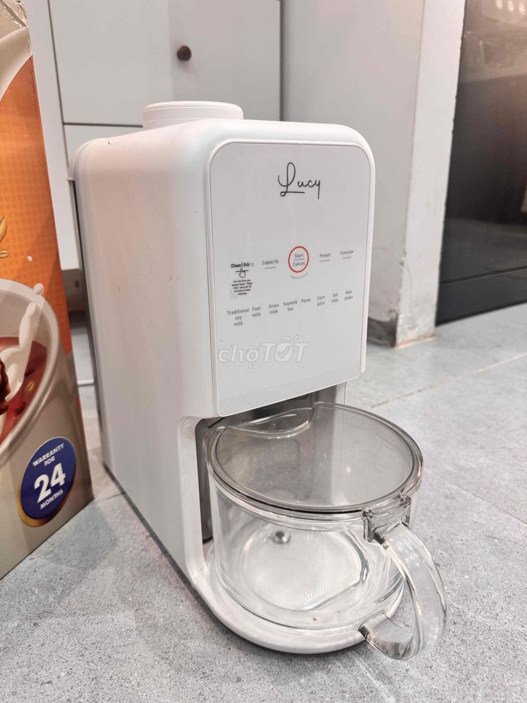 Máy làm sữa hạt Lucy chính hãng mới dùng 2 lần.. Mua bán Bếp, lò, đồ điện nhà bếp tại Quận Ngũ Hành Sơn Đà Nẵng được đăng bởi Sơn hình 1
