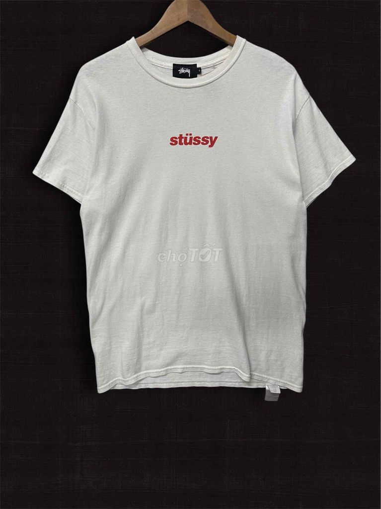 Áo phông Stussy Trắng S (fit M). Mua bán Quần áo tại Thành phố Mỹ Tho Tiền Giang được đăng bởi Đọc phần giới thiệu giúp mình nhé hình 1