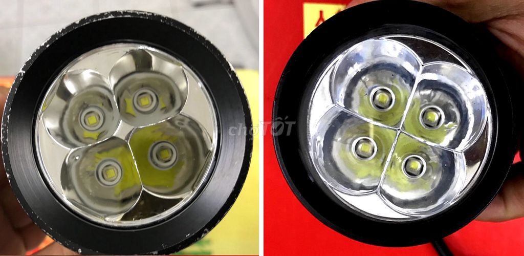 Cặp đèn CREE LED LX4, cầm rất nặng