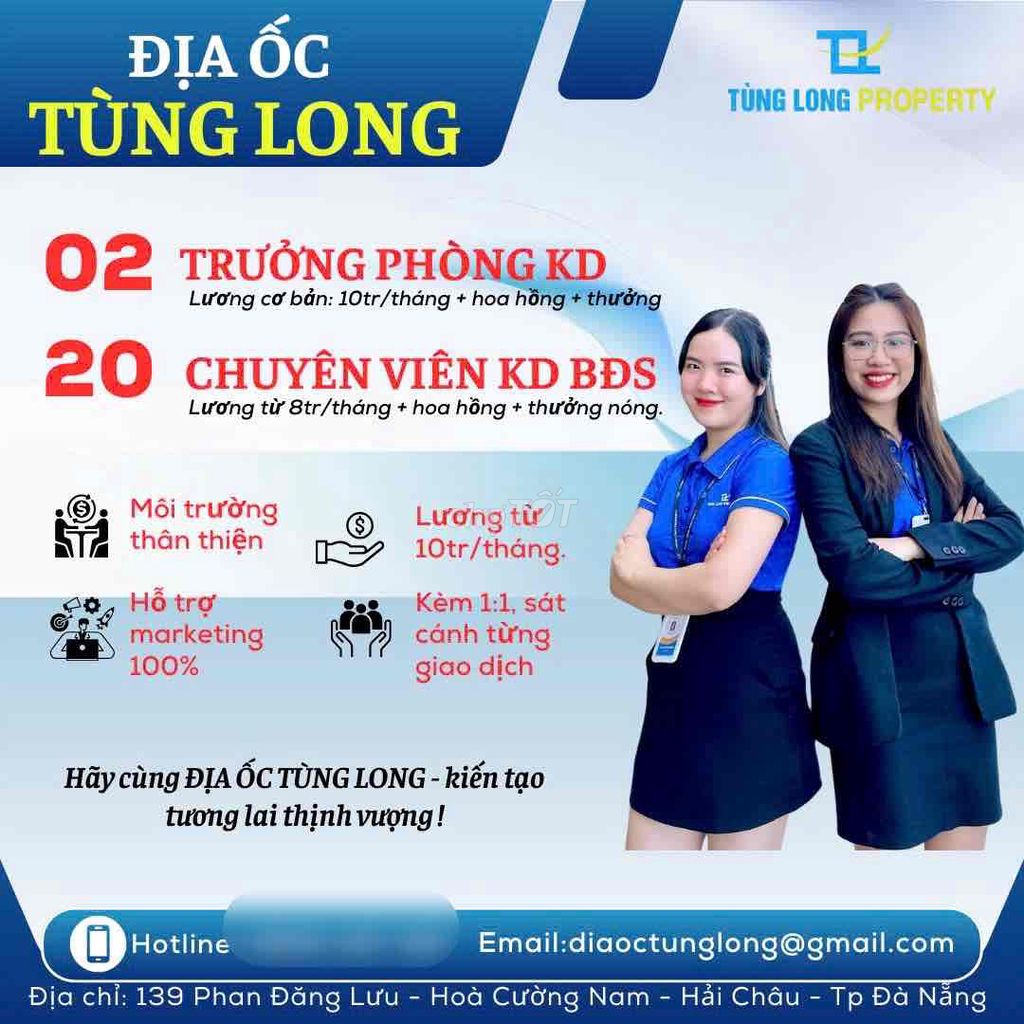 TRƯỞNG PHÒNG KD/ CHUYÊN VIÊN KD BĐS