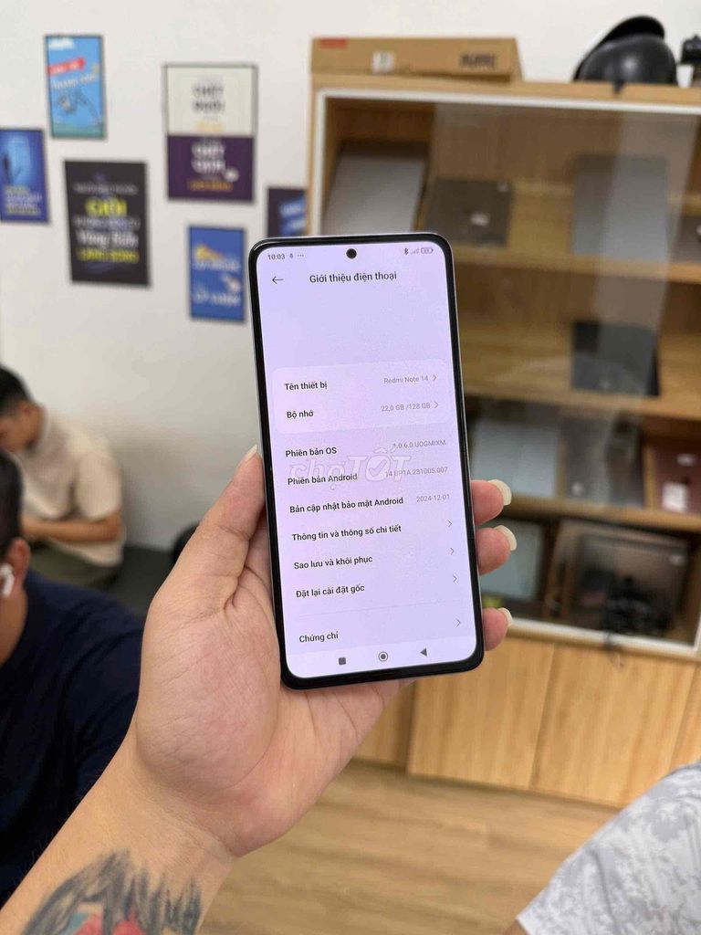 Xiaomi Redmi Note 14 6GB/128GB Trắng. Mua bán Điện thoại tại Quận Đống Đa Hà Nội được đăng bởi TP Hanoi Mobile hình 1