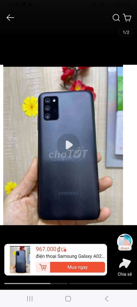 Samsung Galaxy A13 4GB 258GB Đen. Mua bán Điện thoại tại Thành phố Biên Hòa Đồng Nai được đăng bởi Văn phúc Nguyễn hình 1