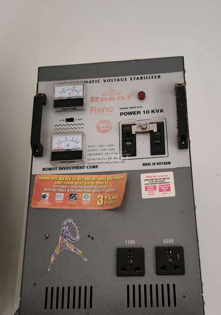 Ổn áp Robot Reno 818 10 KVA. Mua bán Nội thất, đồ gia dụng khác tại Huyện Chợ Mới An Giang được đăng bởi Mỹ Phước hình 1