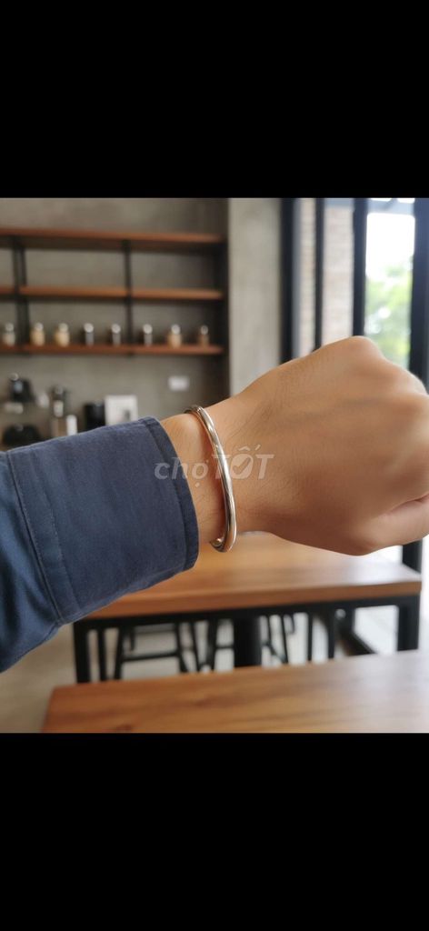 Vòng tay Inox màu Bạc. Mua bán Phụ kiện thời trang khác tại Quận Bình Thạnh Tp Hồ Chí Minh được đăng bởi DT SHOP Nick Chính hình 1