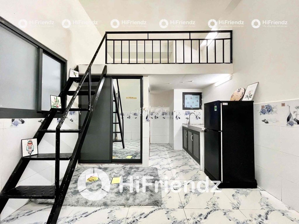 PHÒNG GÁC CAO FULL NỘI THẤT NGAY HƯƠNG LỘ 2