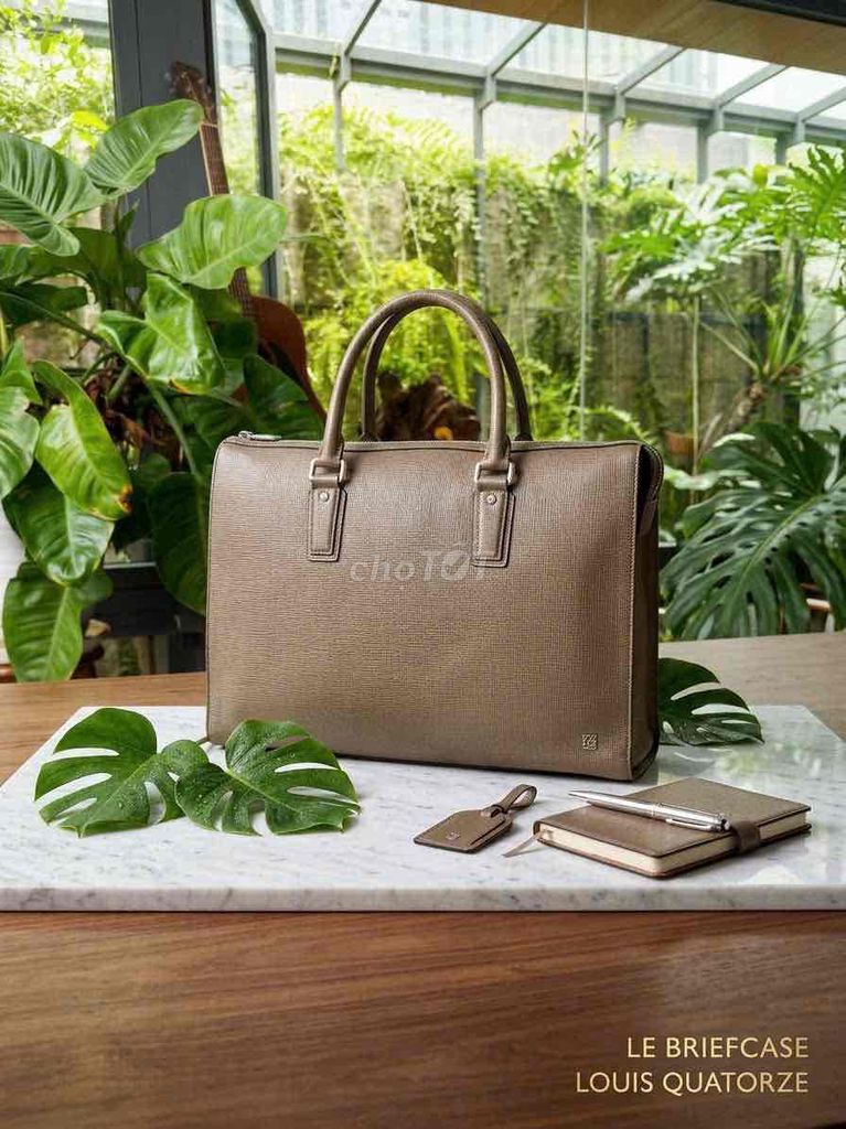Cặp xách Louis Quatorze Da bò Nâu Nam. Mua bán Túi xách tại Huyện Nhà Bè Tp Hồ Chí Minh được đăng bởi túi xách nam nữ đồ si da thật hình 1