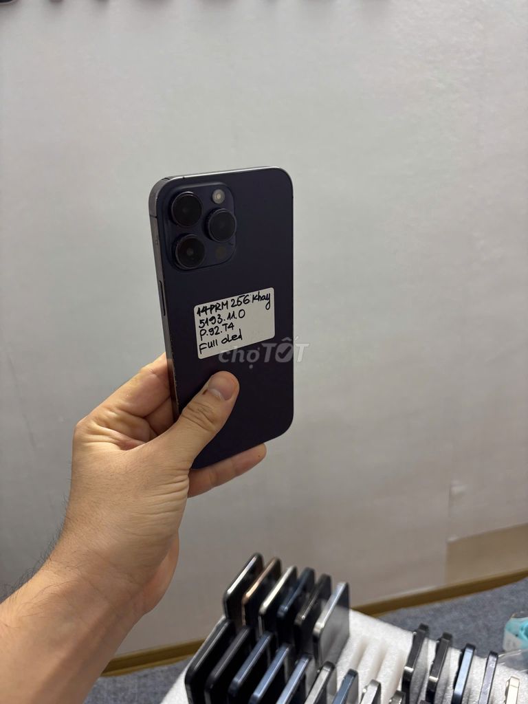 14 Pro Max 256GB Tím Oled bản khay sim. Mua bán Điện thoại tại Quận Bắc Từ Liêm Hà Nội được đăng bởi Cửa hàng Bính Táo hình 1