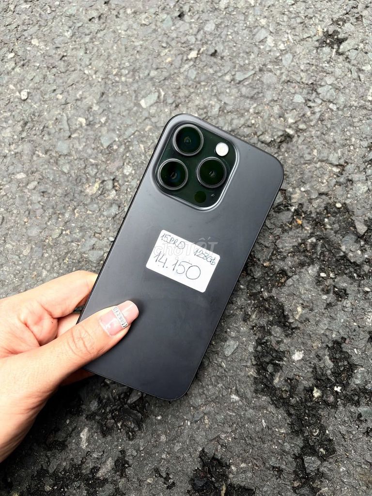 Apple iPhone 15 Pro 128GB Đen Đã sử dụng. Mua bán Điện thoại tại Quận 10 Tp Hồ Chí Minh được đăng bởi Hội Đồ Điện Tử hình 1