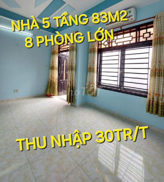 Kèo Thơm Phòng Trọ 5 tầng 85m2 7 tỷ 4 Quang Trung Phg 8 Gò Vấp TP.HCM