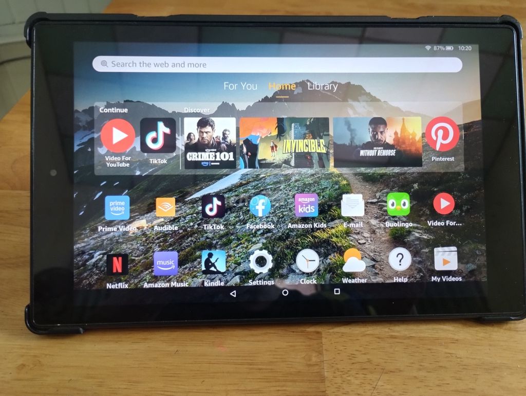 Amazon Kindle Fire HD 10 32GB Đen. Mua bán Máy tính bảng tại Quận Thanh Khê Đà Nẵng được đăng bởi Thủy tiên hình 1