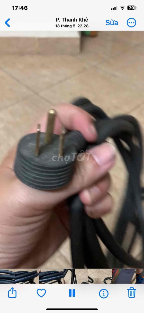 Dây nguồn Mỹ Monster Cable PowerLine. Mua bán Tivi, Âm thanh tại Quận Thanh Khê Đà Nẵng được đăng bởi Vinh hình 1