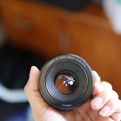 Lens Canon EF 50mm f/1.8 STM, mới 98%