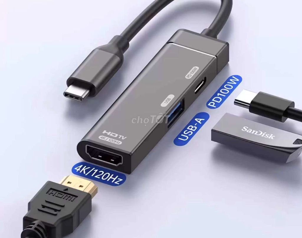 Hub HDMI Gaming/Laptop 4K-120Hz. Mua bán Thiết bị chơi game tại Thành phố Biên Hòa Đồng Nai được đăng bởi Hoang Thanh hình 1