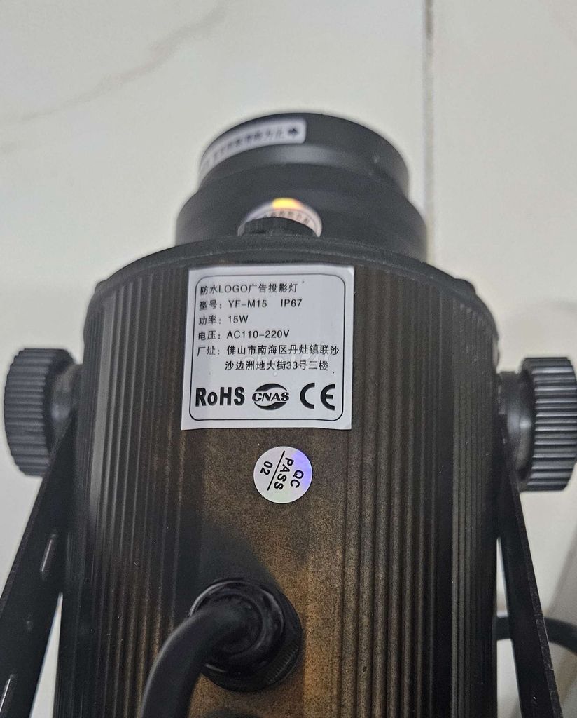 Đèn chiếu logo 15W. Mua bán Đèn tại Quận 3 Tp Hồ Chí Minh được đăng bởi Phương  hình 1