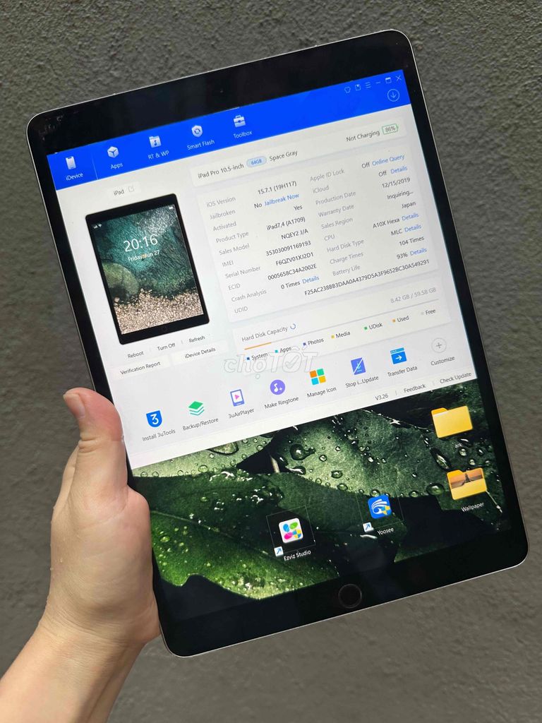 Apple iPad Pro 10.5 64GB 4G. Mua bán Máy tính bảng tại Quận Cầu Giấy Hà Nội được đăng bởi CACA IPAD STORE hình 1