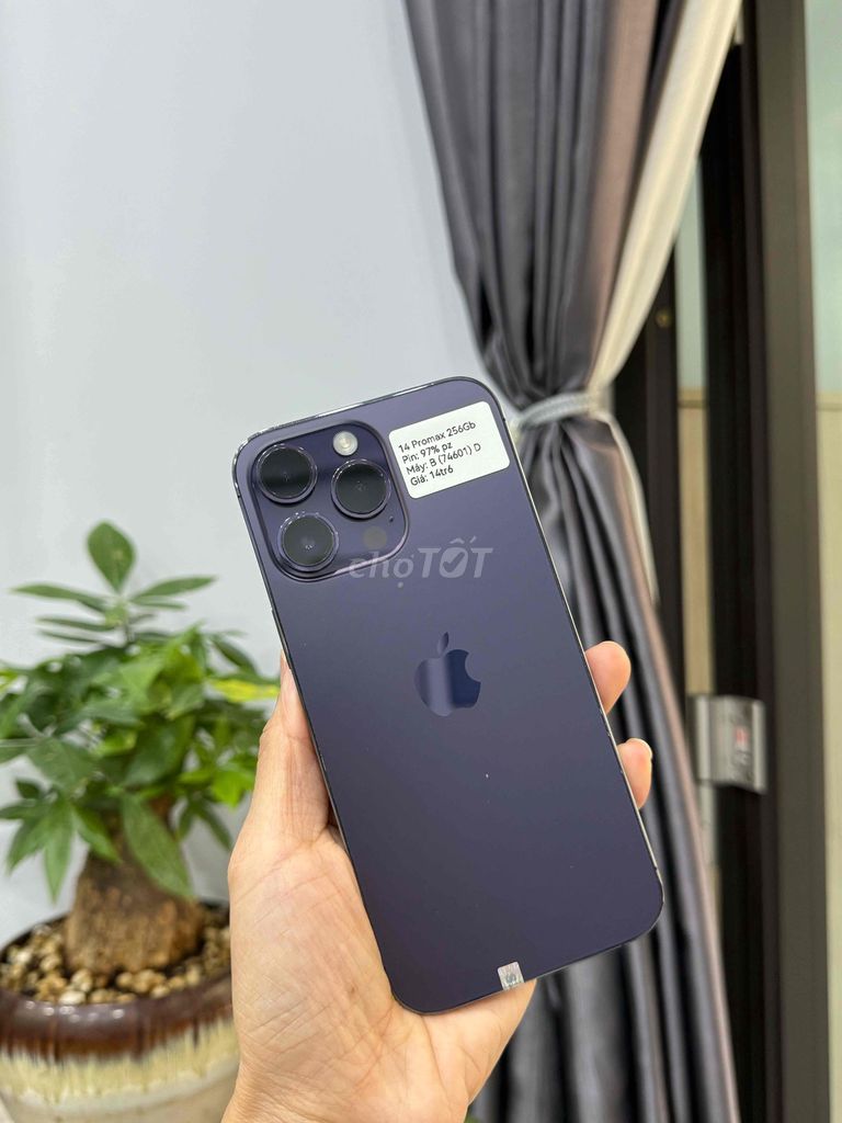 iPhone 14 Pro Max 256GB Quốc tế Tím P97 Zin All. Mua bán Điện thoại tại Huyện Hóc Môn Tp Hồ Chí Minh được đăng bởi Nguyễn Thu hình 1