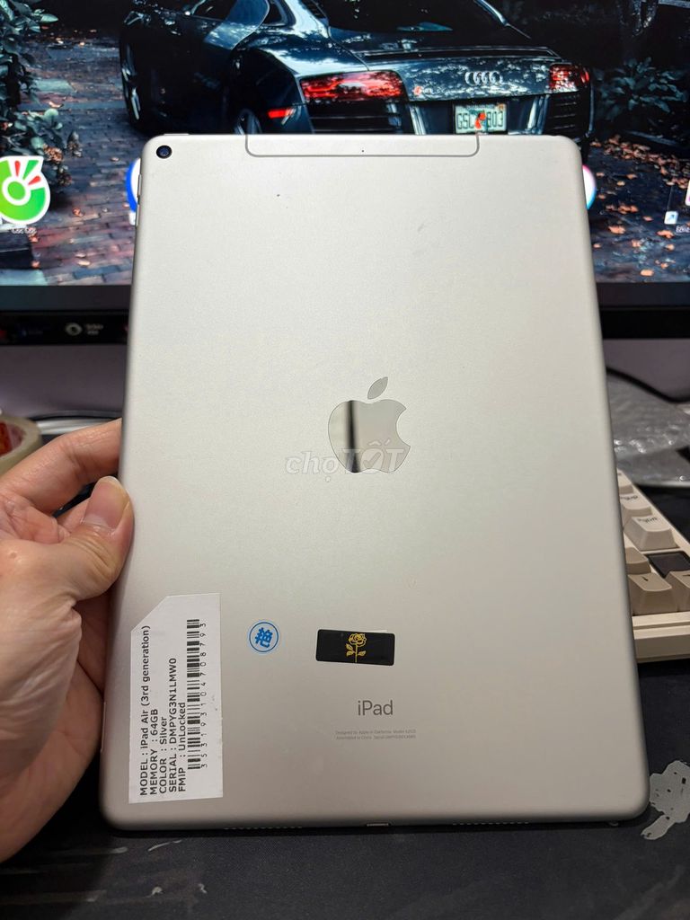 iPad Air 3 bản 64GB đầy đủ Wifi + Sim. Mua bán Máy tính bảng tại Quận Cầu Giấy Hà Nội được đăng bởi Hàn Trâm hình 1