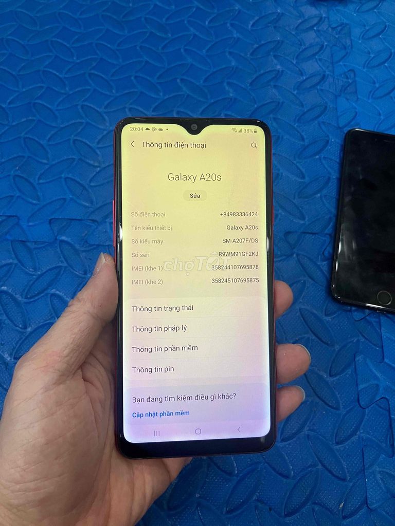 Bán Samsung A20s zin màn xấu. Mua bán Điện thoại tại Quận Hà Đông Hà Nội được đăng bởi Mạnh Mobile hình 1