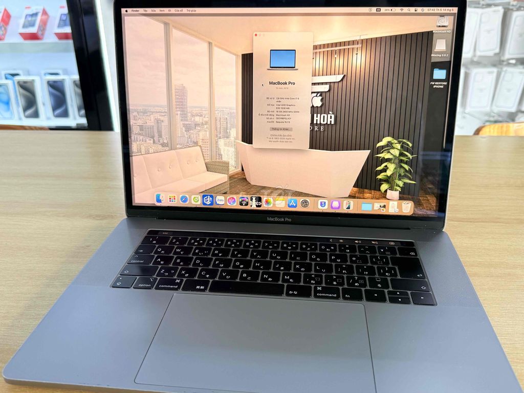 Apple MacBook Pro 16inch Core i9 16GB/256GB. Mua bán Laptop tại Huyện Quảng Ninh Quảng Bình được đăng bởi Thái Hòa hình 1