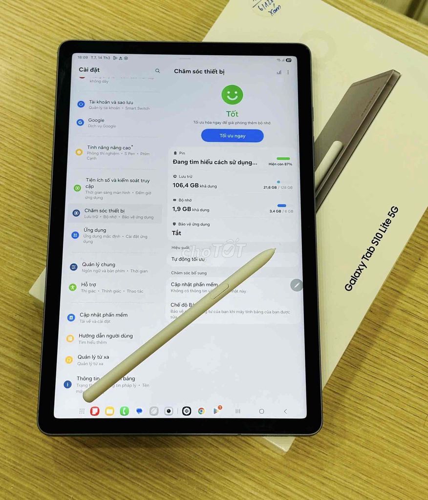 Samsung Galaxy Tab S10 Lite 128GB. Mua bán Máy tính bảng tại Quận Đống Đa Hà Nội được đăng bởi Bảo Táo Store hình 1