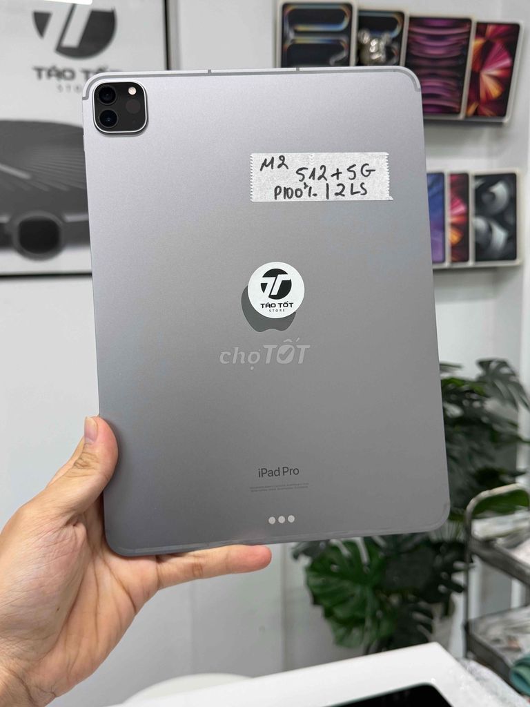 Apple iPad Pro M2 11 inch 512GB + 5G LTE sạc 2L. Mua bán Máy tính bảng tại Quận 10 Tp Hồ Chí Minh được đăng bởi Táo Tốt Apple  hình 1