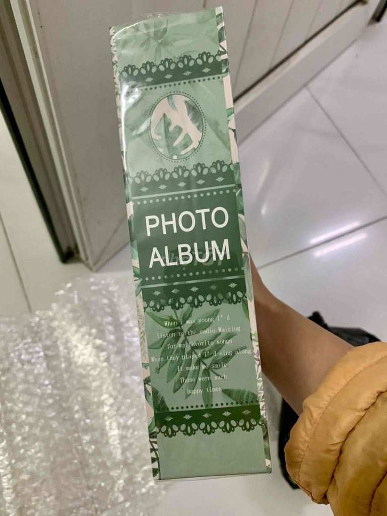 Album ảnh 9x13cm 200 ảnh Xanh lá Mới
