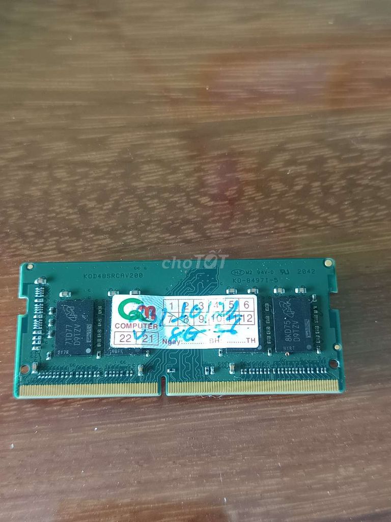 RAM Kingston 8GB DDR4. Mua bán Linh kiện (RAM, Card...) tại Huyện Thoại Sơn An Giang được đăng bởi Tấn Phước hình 1