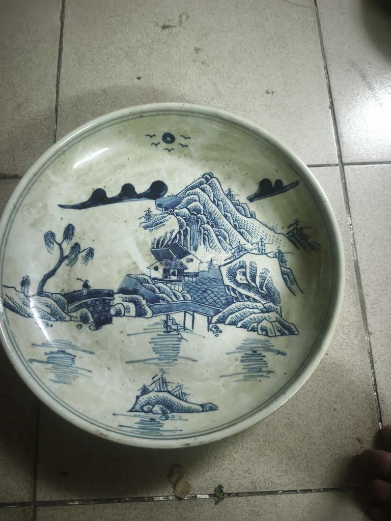 Đĩa vẽ tay 29cm. Mua bán Đồ sưu tầm, đồ cổ tại Quận 11 Tp Hồ Chí Minh được đăng bởi Quyen Tran hình 1