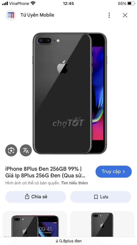Apple iPhone 8 Plus 64GB Xám. Mua bán Điện thoại tại Thành phố Biên Hòa Đồng Nai được đăng bởi Hưng Huỳnh hình 1