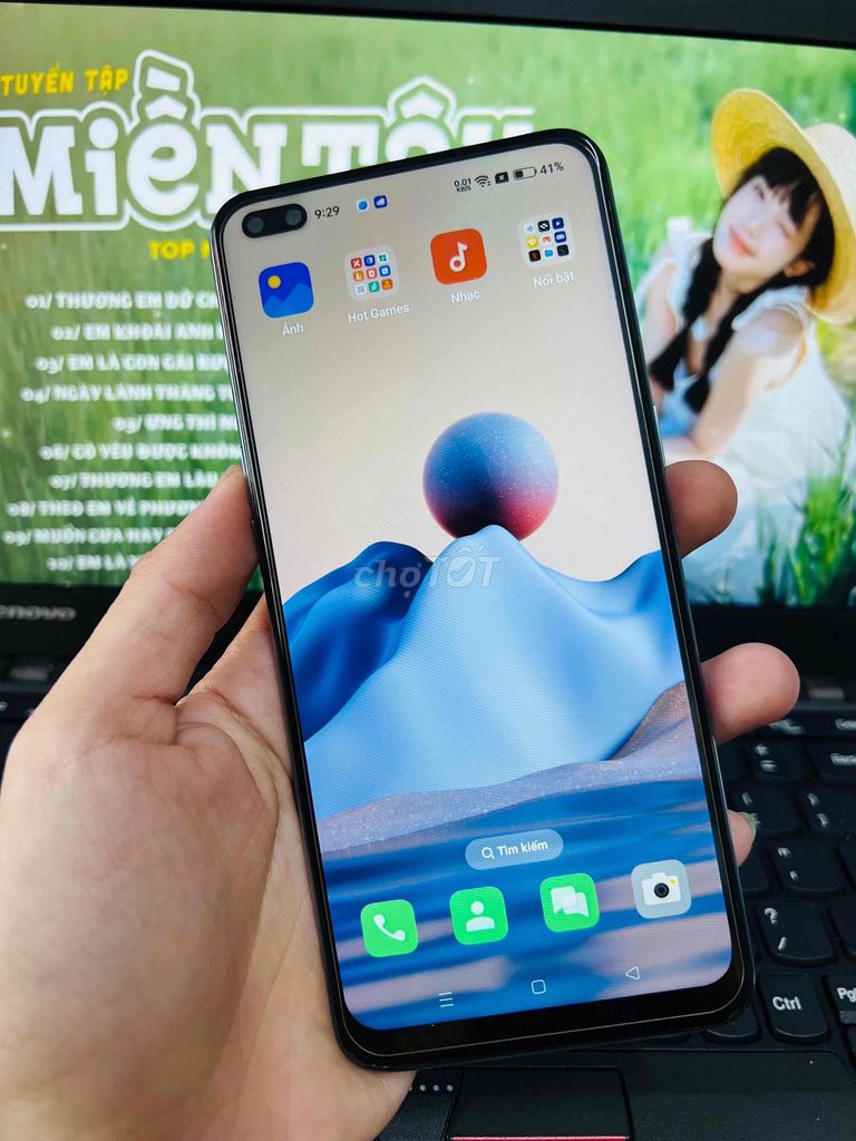 Oppo Reno4 ram 8:128GB Xanh dương bh 1 tháng