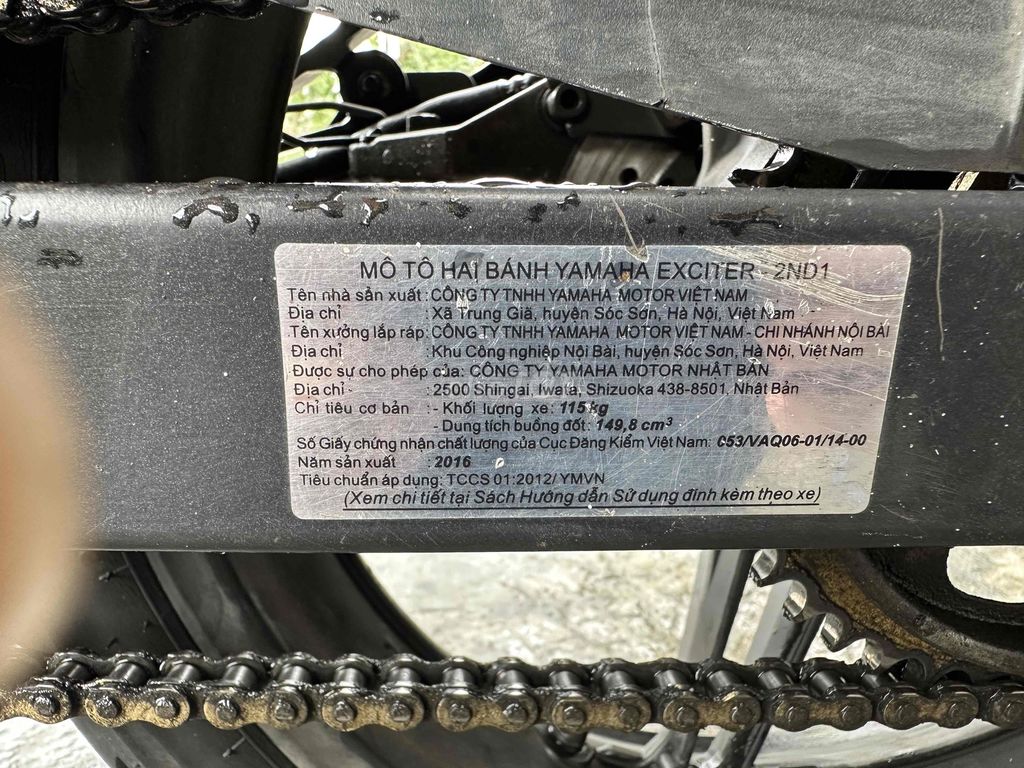 Yamaha Exciter 150 2016 Xanh bộ đội. Mua bán Xe máy tại Quận Sơn Trà Đà Nẵng được đăng bởi Tuấn hình 4