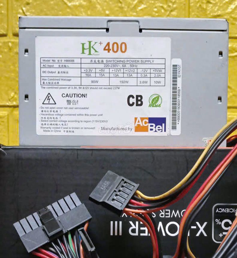 Nguồn máy tính Acbel HK+ 400W. Mua bán Linh kiện (RAM, Card...) tại Quận 1 Tp Hồ Chí Minh được đăng bởi Peter San hình 1