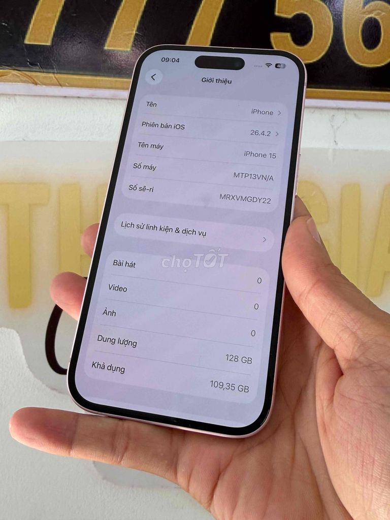 iphone 15 128Gb chính hãng Vna còn Bảo Hành. Mua bán Điện thoại tại Quận Tân Phú Tp Hồ Chí Minh được đăng bởi trương thành hưng hình 1